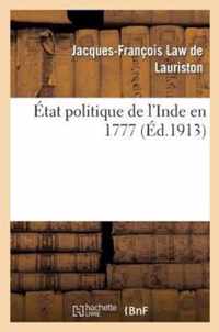 Etat Politique de l'Inde En 1777