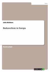 Burkaverbote in Europa