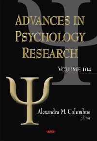 Advances in Psychology Research