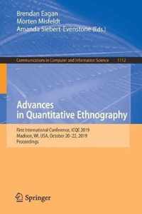 Advances in Quantitative Ethnography