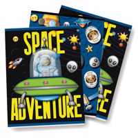 Emoji - Space Monkey - A5 schrift - BTS 21-22 - 3 Pak