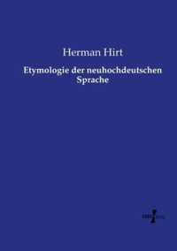 Etymologie der neuhochdeutschen Sprache