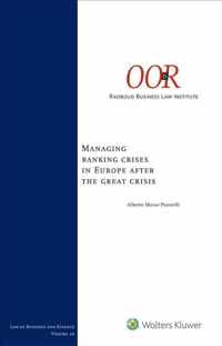 Managing banking crises in Europe after the great crisis