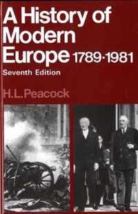 A History of modern Europe, 1789-1981