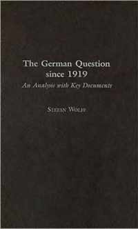 The German Question since 1919