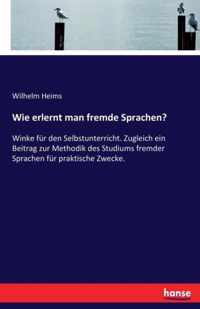 Wie erlernt man fremde Sprachen?