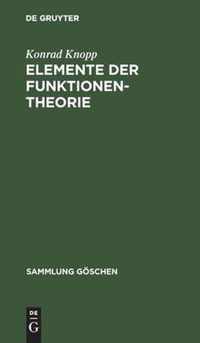 Elemente der Funktionentheorie