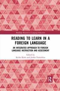 Reading to Learn in a Foreign Language