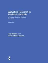 Evaluating Research in Academic Journals