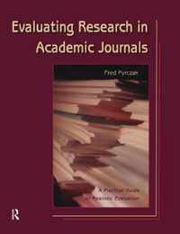 Evaluating Research in Academic Journals