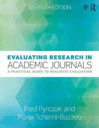 Evaluating Research in Academic Journals