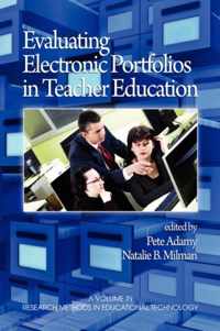 Evaluating Electronic Portfolios in Teacher Education