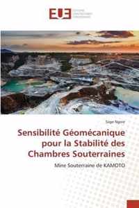 Sensibilite Geomecanique pour la Stabilite des Chambres Souterraines