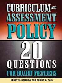 Curriculum and Assessment Policy