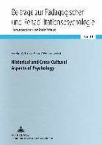 Historical and Cross-Cultural Aspects of Psychology