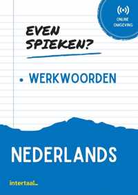 Even Spieken - Nederlands werkwoorden