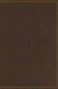 NIV, Reference Bible, Deluxe Single-Column, Leathersoft, Brown, Comfort Print