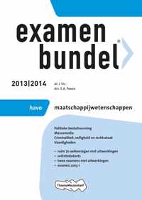 Examenbundel havo maatschappijwetenschap 2013/2014