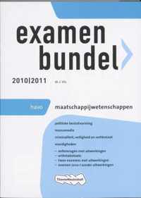 Examenbundel - Maatschappijwetenschappen 2010/2011 - deel HAVO