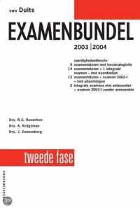 EXAMENBUNDEL VWO DUITS 2003/2004