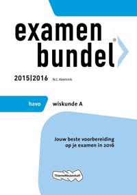 Examenbundel Havo; Wiskunde A; 2015/2016