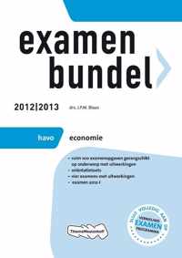 Examenbundel havo economie  2012/2013