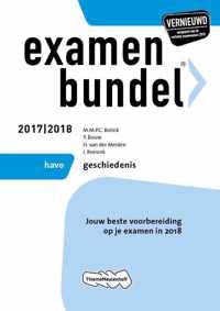 Examenbundel havo Geschiedenis 2017/2018