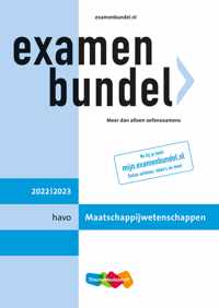 Examenbundel havo Maatschappijwetenschappen 2022/2023 - Simon van den Broek - Paperback (9789006639704)