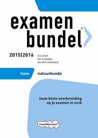 Examenbundel 2015/2016 Havo natuurkunde 2015/2016