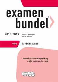 Examenbundel vwo Aardrijkskunde 2018/2019