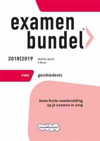 Examenbundel vwo Geschiedenis 2018/2019