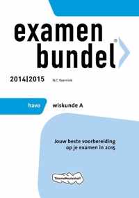 Examenbundel - Wiskunde A Havo 2014/2015