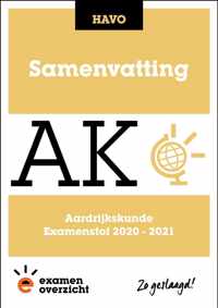 ExamenOverzicht - Samenvatting Aardrijkskunde HAVO