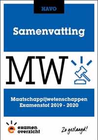 ExamenOverzicht - Samenvatting Maatschappijwetenschappen HAVO