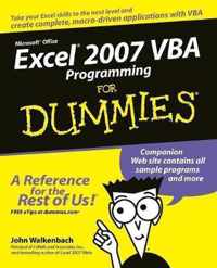 Excel 2007 VBA Programming For Dummies