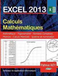 EXCEL 2013 calculs mathematiques