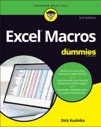 Excel Macros For Dummies, 3rd Edition