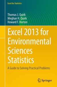 Excel 2013 For Environmental Sciences Statistics