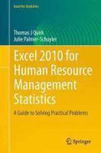 Excel 2010 for Human Resource Management Statistics