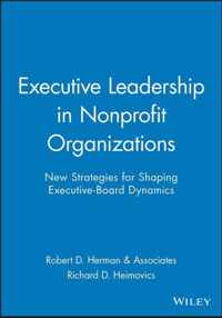 Executive Leadership in Nonprofit Organizations