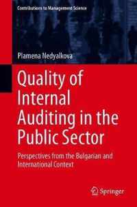 Quality of Internal Auditing in the Public Sector