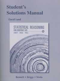 Student's Solutions Manual for Statistical Reasoning for Everyday Life