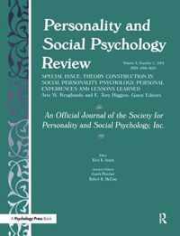 Theory Construction in Social Personality Psychology: Personal Experiences and Lessons Learned