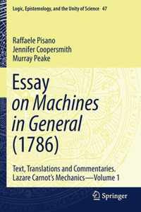 Essay on Machines in General 1786