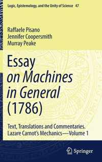 Essay on Machines in General 1786