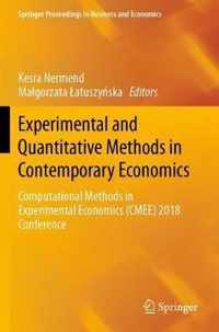 Experimental and Quantitative Methods in Contemporary Economics