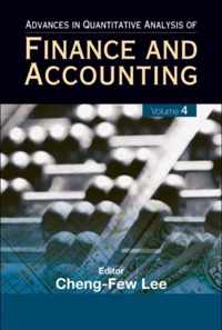 Advances In Quantitative Analysis Of Finance And Accounting (Vol. 4)