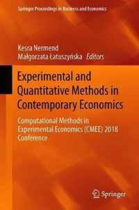 Experimental and Quantitative Methods in Contemporary Economics