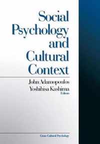 Social Psychology and Cultural Context