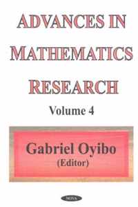 Advances in Mathematics Research